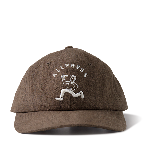 Allpress x Goodlids Hemp Hat in Brown Allpress Espresso Australia